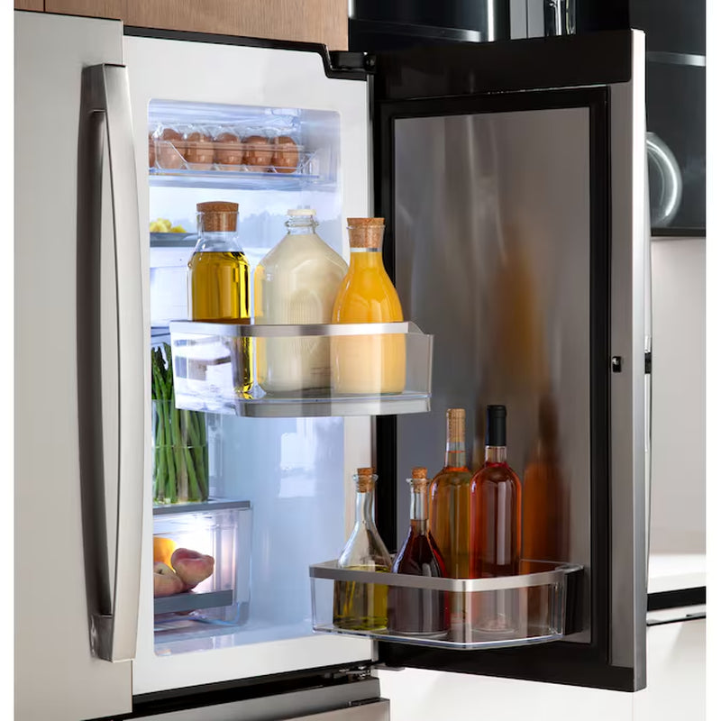 Profile Counter-Depth 22.4-Cu Ft 4 -Door 36-In Wide Smart Compatible French Door Refrirator with Ice Maker with Water and Ice Dispenser and Door within Door ( Finrprint-Resistant Stainless Steel ) ENERGY STAR Certified