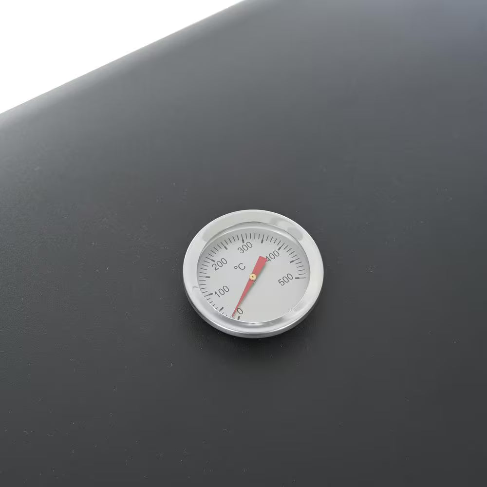 Propane Grill 4 Burner Barbecue Grill Stainless Steel Gas Grill in Black