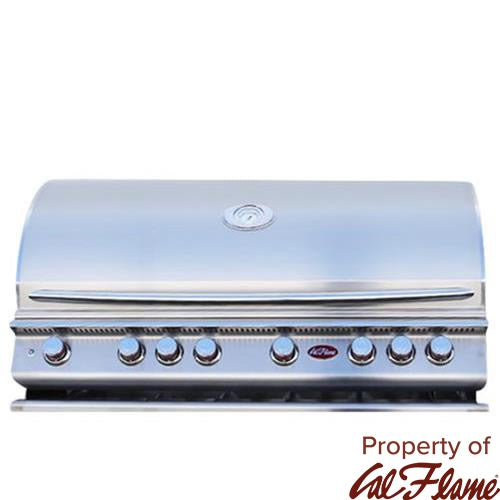 Cal Flame P6 | 6-Burner Built-In Propane Grill | 110,000 BTU | 1,000 sq in