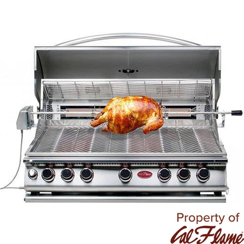 Cal Flame Built In Grill 5 Convection Lp W/ Ng Conversion Kit