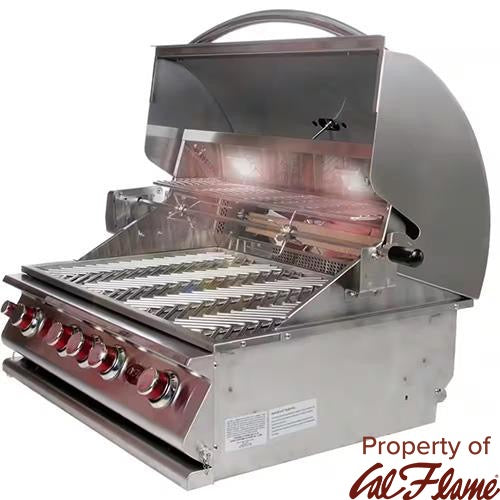 Cal Flame Built In Grill 5 Convection Lp W/ Ng Conversion Kit