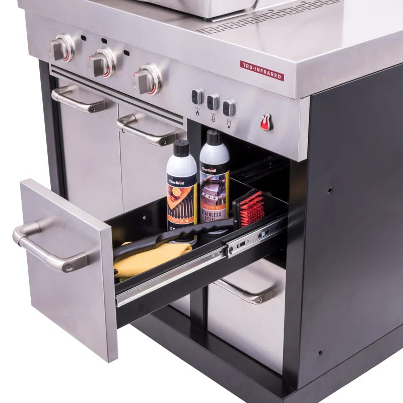 Medallion Series Modular Outdoor Kitchen 3-Burner Infrared Gas Grill