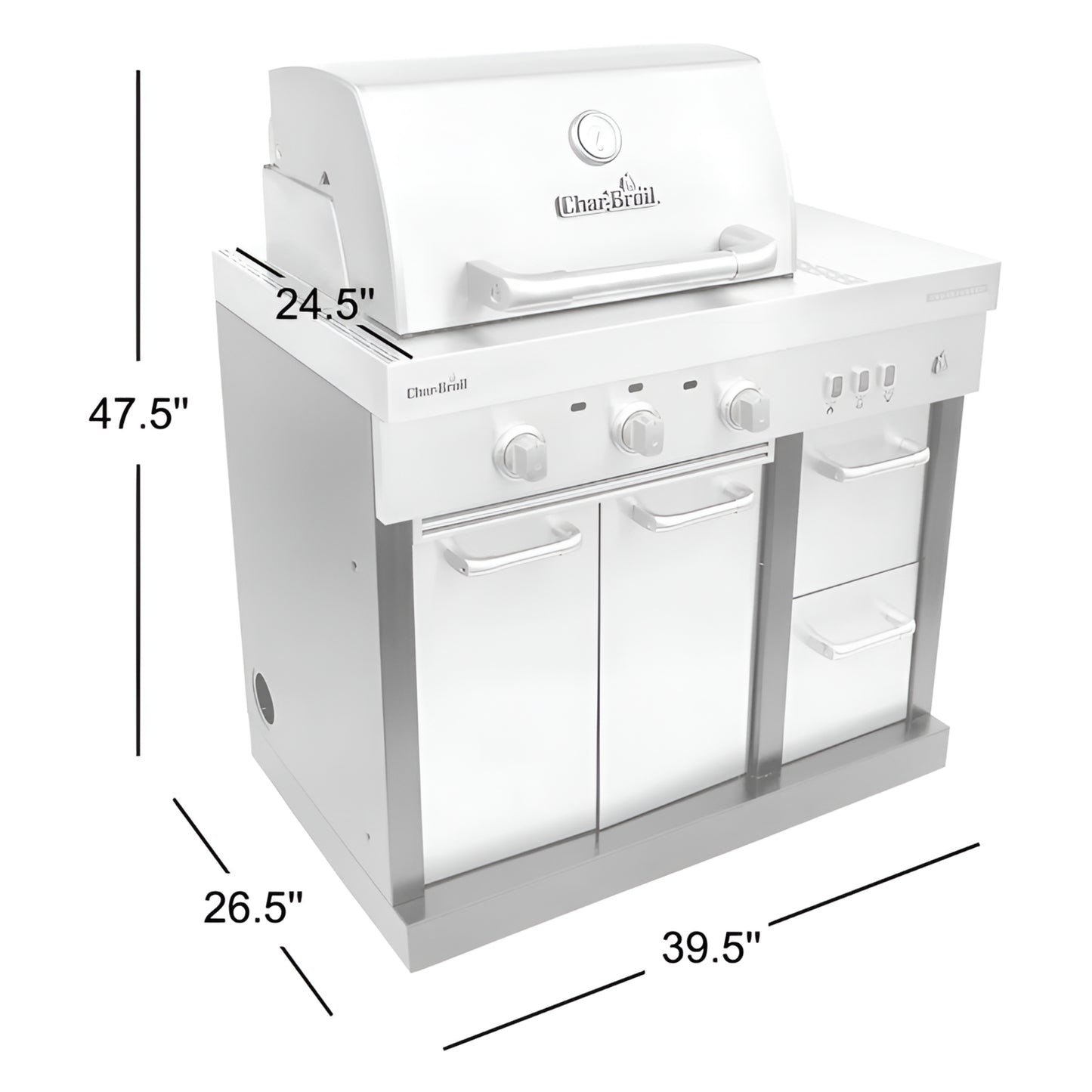 Medallion Series Modular Outdoor Kitchen 3-Burner Infrared Gas Grill