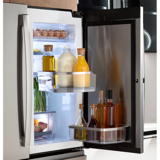 Profile Counter-Depth 22.4-Cu Ft 4 -Door 36-In Wide Smart Compatible French Door Refrirator with Ice Maker with Water and Ice Dispenser and Door within Door ( Finrprint-Resistant Stainless Steel ) ENERGY STAR Certified