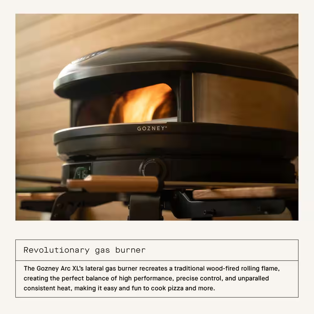 Arc XL Propane Outdoor Pizza Oven in Off-Black