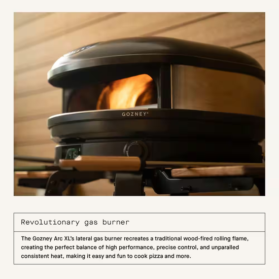 Arc XL Propane Outdoor Pizza Oven in Off-Black