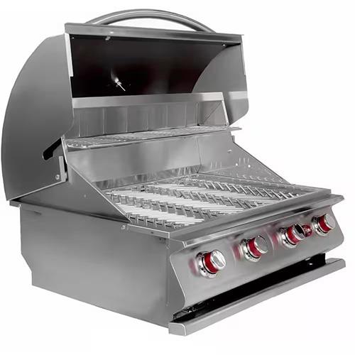 Cal Flame G Series | 4-Burner Built-In Propane Grill | 60,000 BTU | 430 Stainless