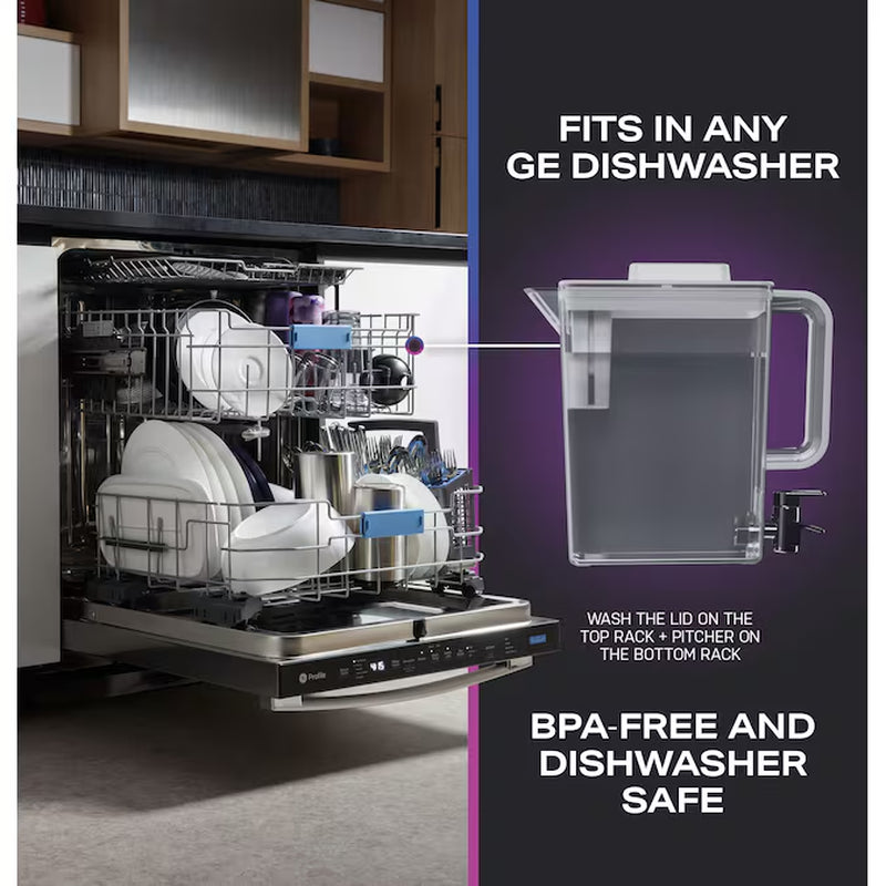 Profile Standard-Depth 28.7-Cu Ft 4 -Door 36-In Wide Smart Compatible French Door Refrirator with Ice Maker with Water Dispenser ( Finrprint-Resistant Stainless Steel ) ENERGY STAR Certified