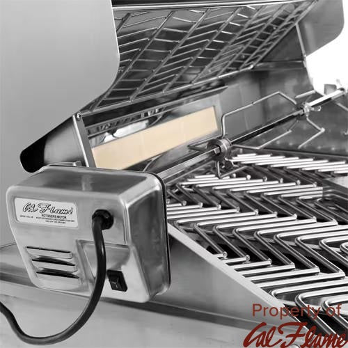 Cal Flame P4 | 4-Burner Built-In Propane Grill | 75,000 BTU | Stainless Steel
