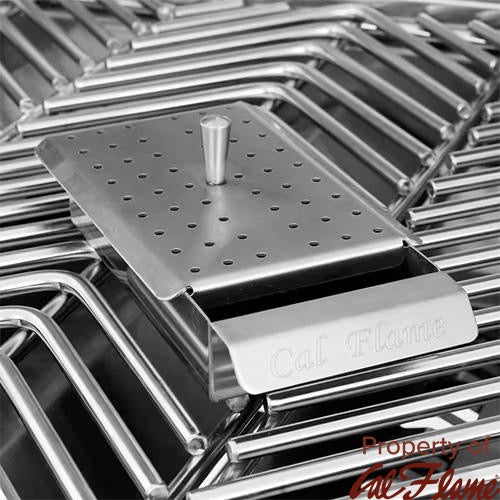 Cal Flame P4 | 4-Burner Built-In Propane Grill | 75,000 BTU | Stainless Steel