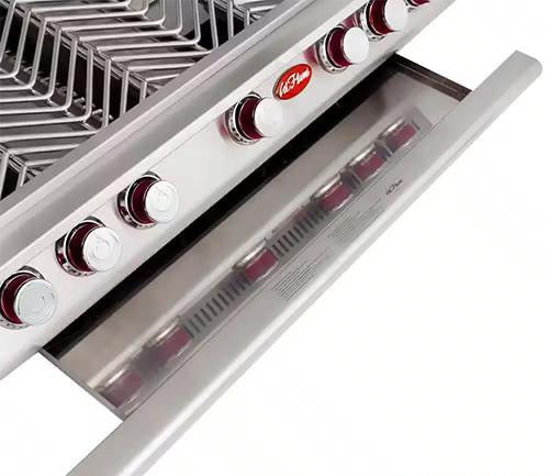 Cal Flame P5 | 5-Burner Built-In Propane Grill | 90,000 BTU | Stainless Steel