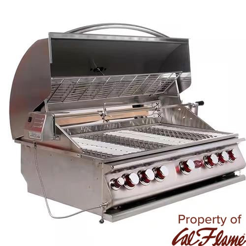 Cal Flame Built In Grill 5 Convection Lp W/ Ng Conversion Kit