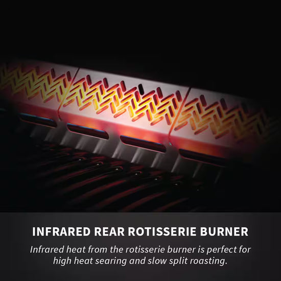 Rogue 4-Burner Propane Gas Grill in Stainless Steel with Infrared Rear and Side Burners