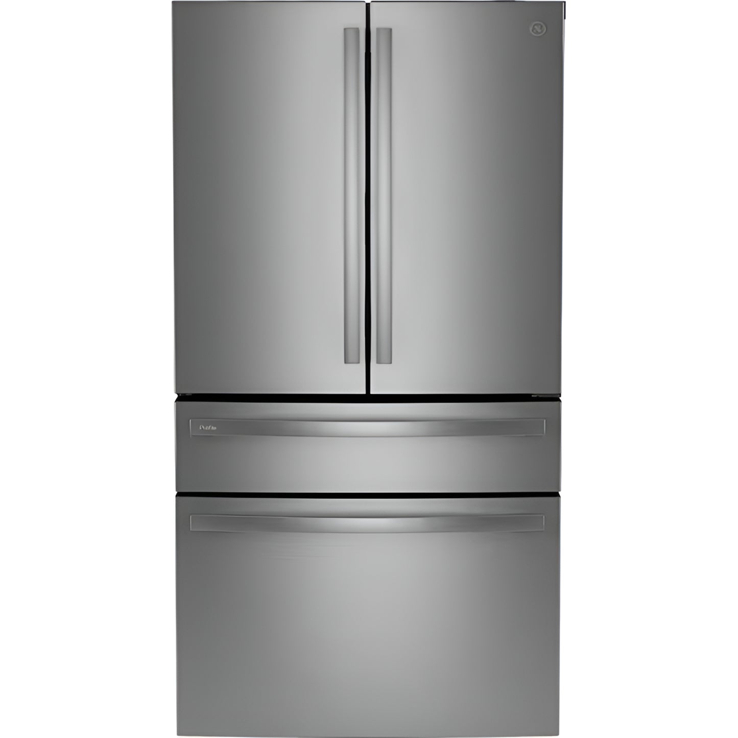 Profile Counter-Depth 22.4-Cu Ft 4 -Door 36-In Wide Smart Compatible French Door Refrirator with Ice Maker with Water and Ice Dispenser and Door within Door ( Finrprint-Resistant Stainless Steel ) ENERGY STAR Certified