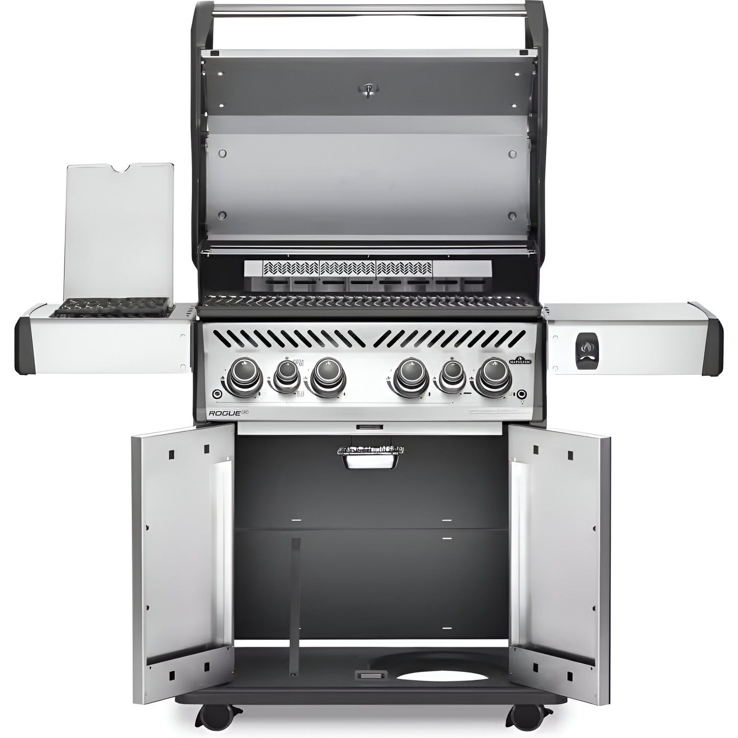 Rogue 4-Burner Propane Gas Grill in Staacinless Steel with Infrared Rear and Side Burners