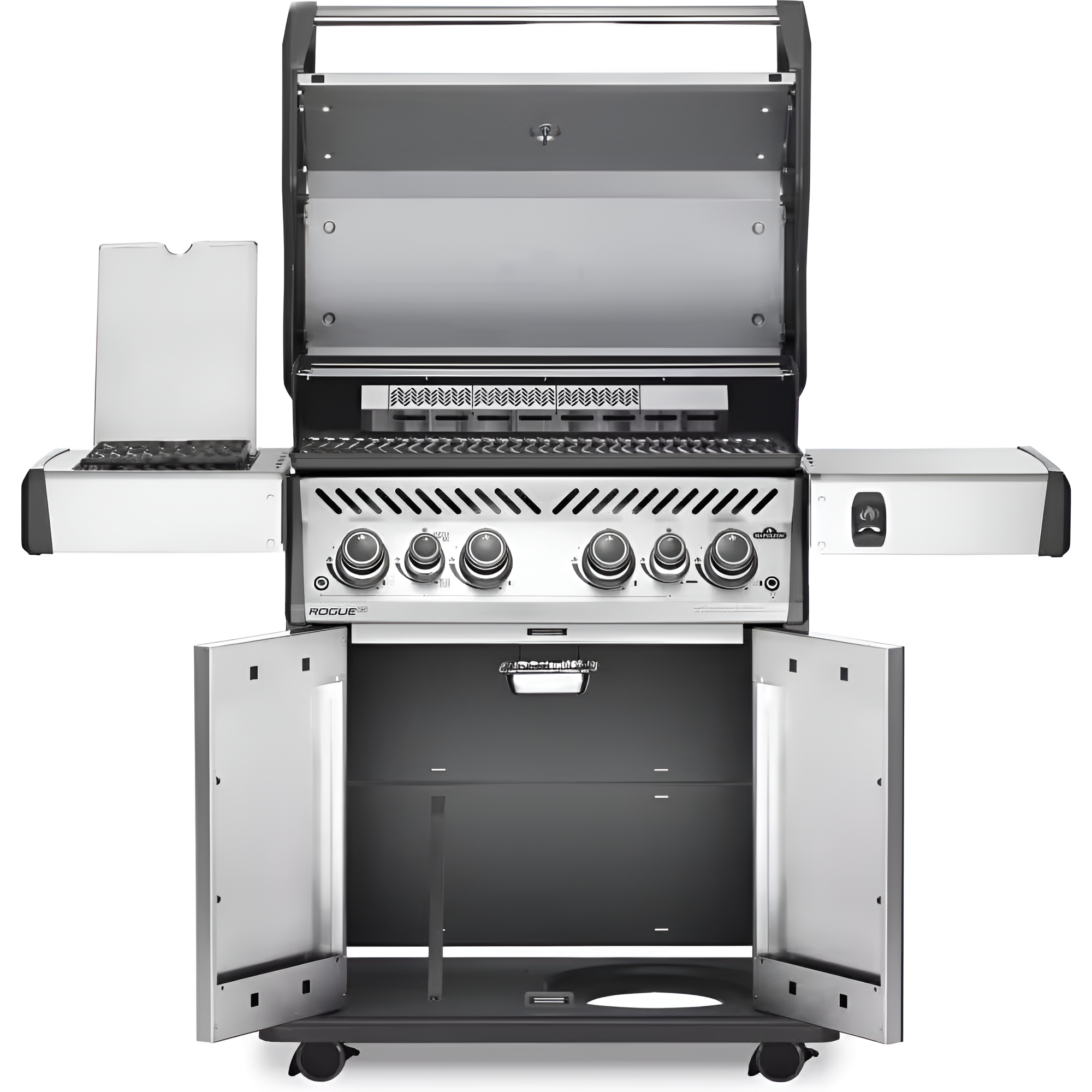 Rogue 4-Burner Propane Gas Grill in Staacinless Steel with Infrared Rear and Side Burners