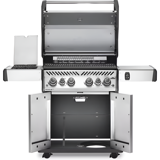Rogue 4-Burner Propane Gas Grill in Staacinless Steel with Infrared Rear and Side Burners