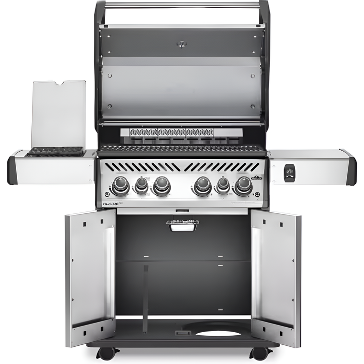 Rogue 4-Burner Propane Gas Grill in Staacinless Steel with Infrared Rear and Side Burners