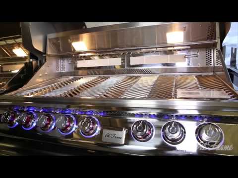 Cal Flame Top Gun | 95,000 BTU | 40-Inch Built-In Gas Grill | Glass Hood Window